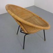 Mid-Century Modern Wicker Chair by Paul McCobb, USA, 1950s