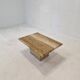 Italian coffee or side table in travertine, 1980s