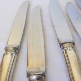 6 vintage knives in English silver metal hallmarked 2106273