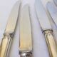 6 vintage knives in English silver metal hallmarked 2106273