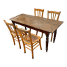 Ensemble table + chaises bistrot