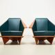 Frank Lloyd Wright Pair of Taliesin 1 Lounge Chairs for Cassina 1949/2018