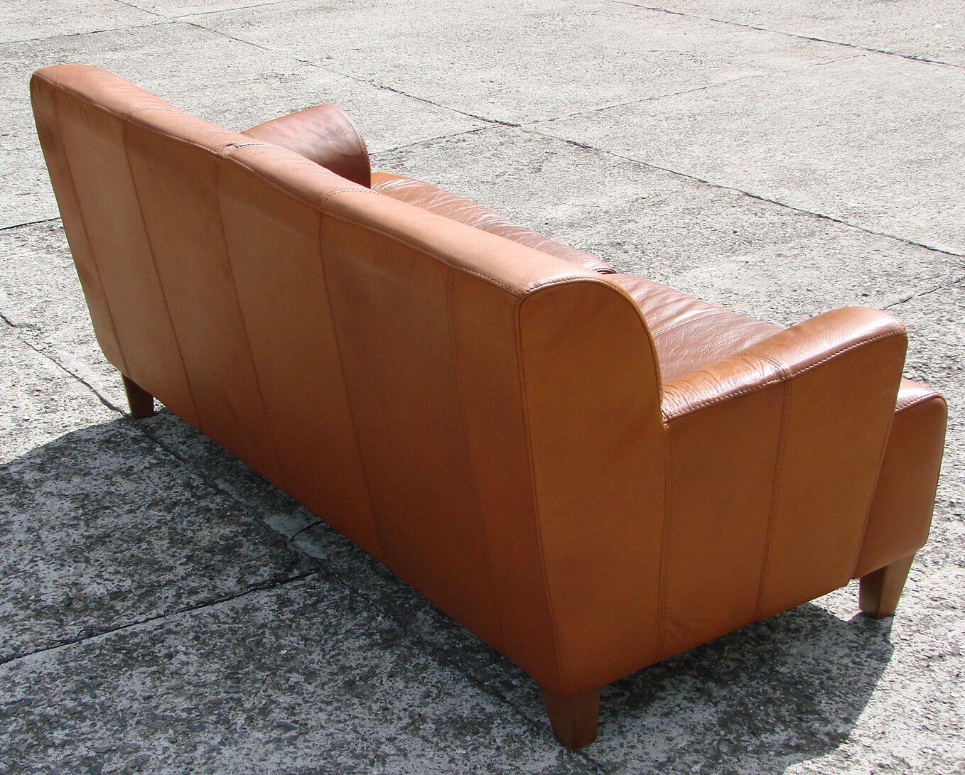 Leather sofa, 70