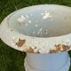 Pair of old Medici vase in cast iron, early XXth, H: 43.5cm