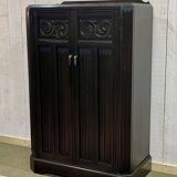 1930s English oak student wardrobe