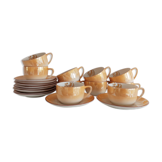 Set of 10 porcelain cups P.A.L.T. Czecho-Slovakia