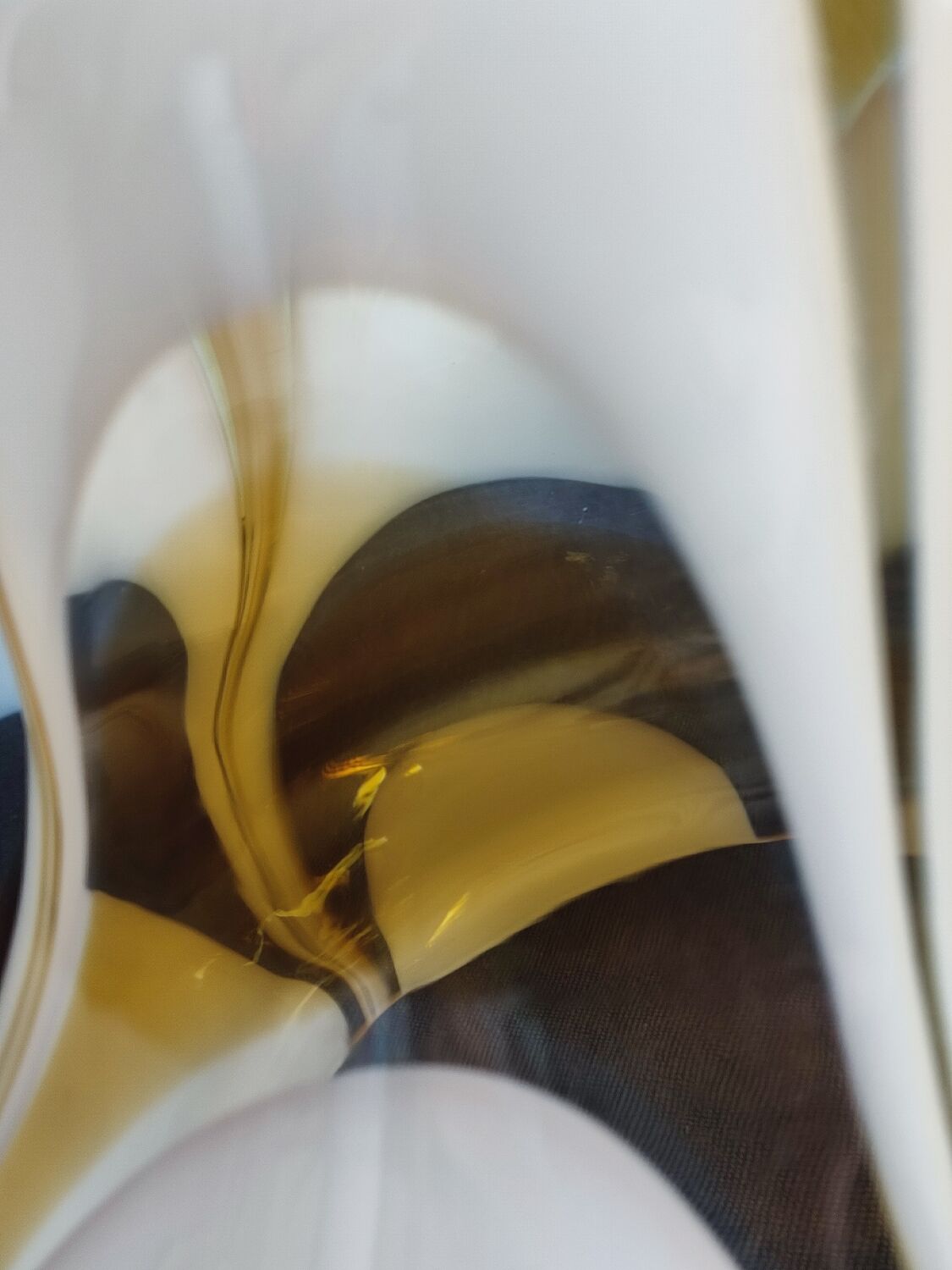 Vintage blown glass pendant lamp/chandelier