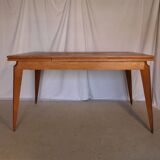 Vintage extendable rectangular table 50s