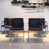 Set of 6 Visasoft chairs by Antonio Citterio and Glen Oliver for Vitra.