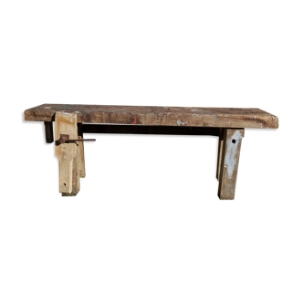 Former carpenter solid oak bench