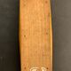 Wooden pencil holder with brass inserts, NINETEENTH