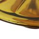 Amber Art Deco Cake Stand Pastry Dish Scailmont