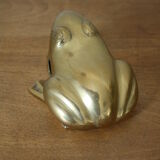 Vintage brass frog