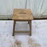 Wooden workshop stool from the 1950s