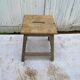Wooden workshop stool from the 1950s
