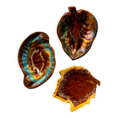 Set of 3 ceramic catchalls from Vallauris
