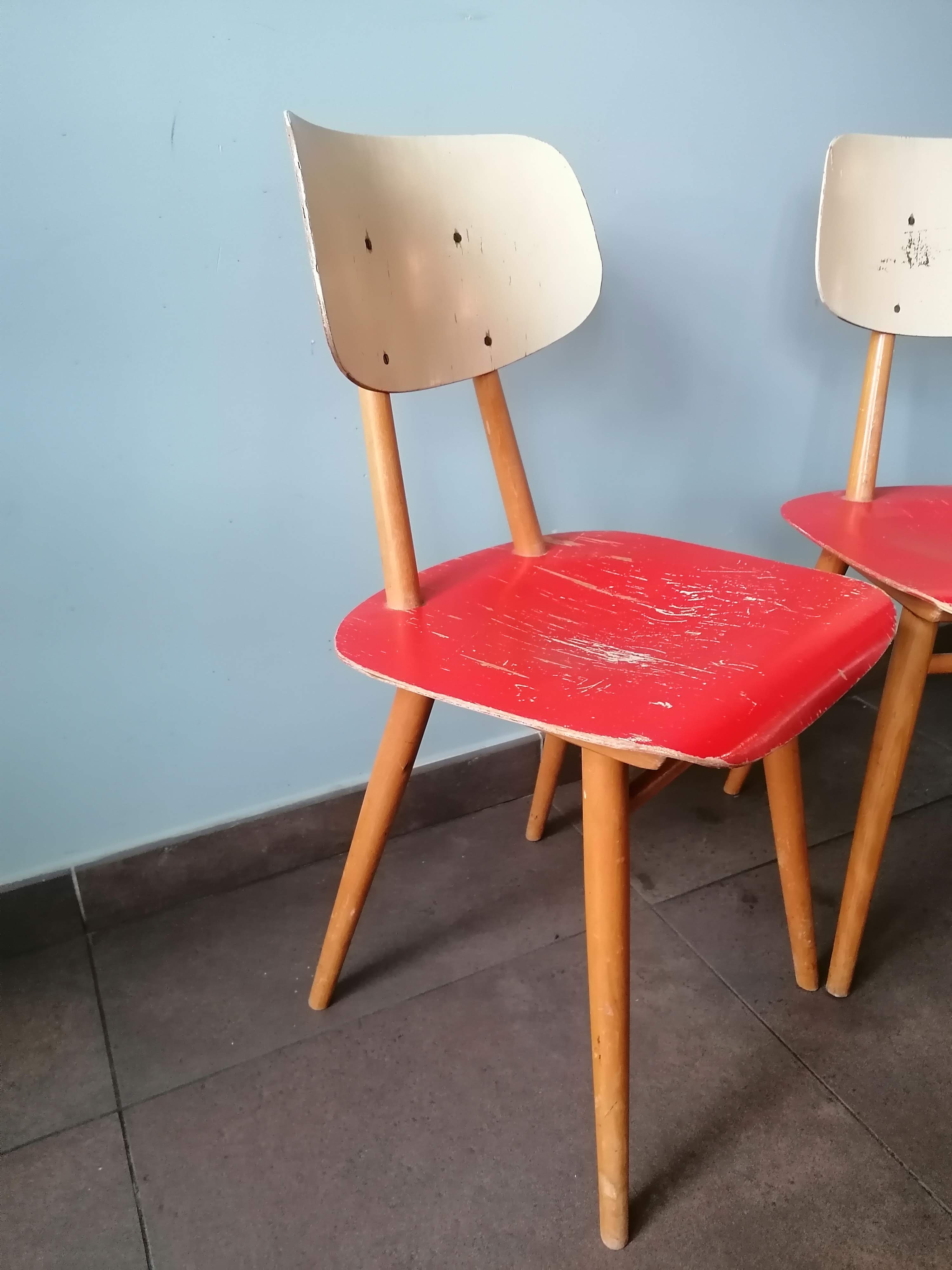 Set of 2 chair Ton (Thonet)ex Czechoslovakia, 1960