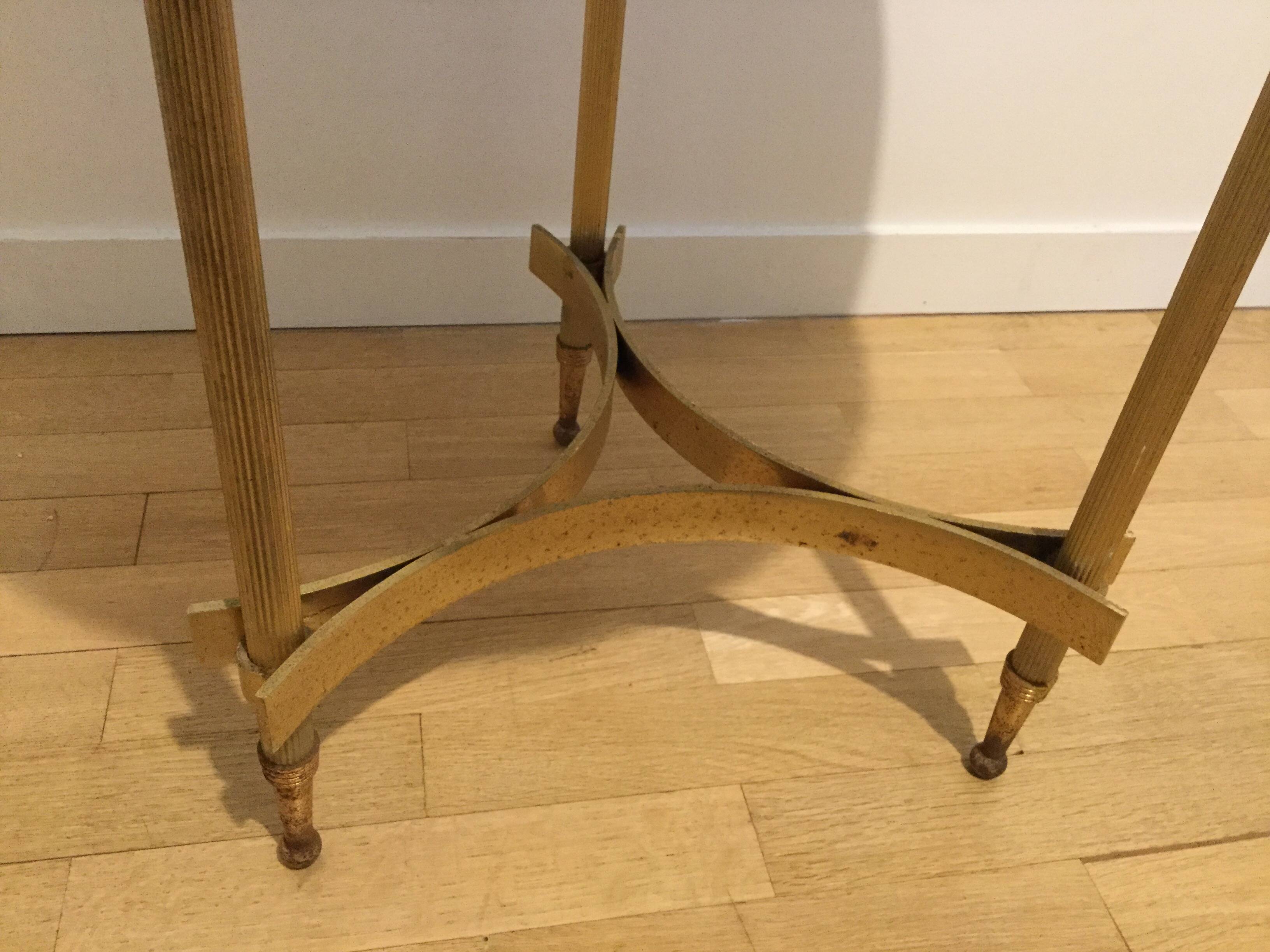 Vintage 70s pedestal table