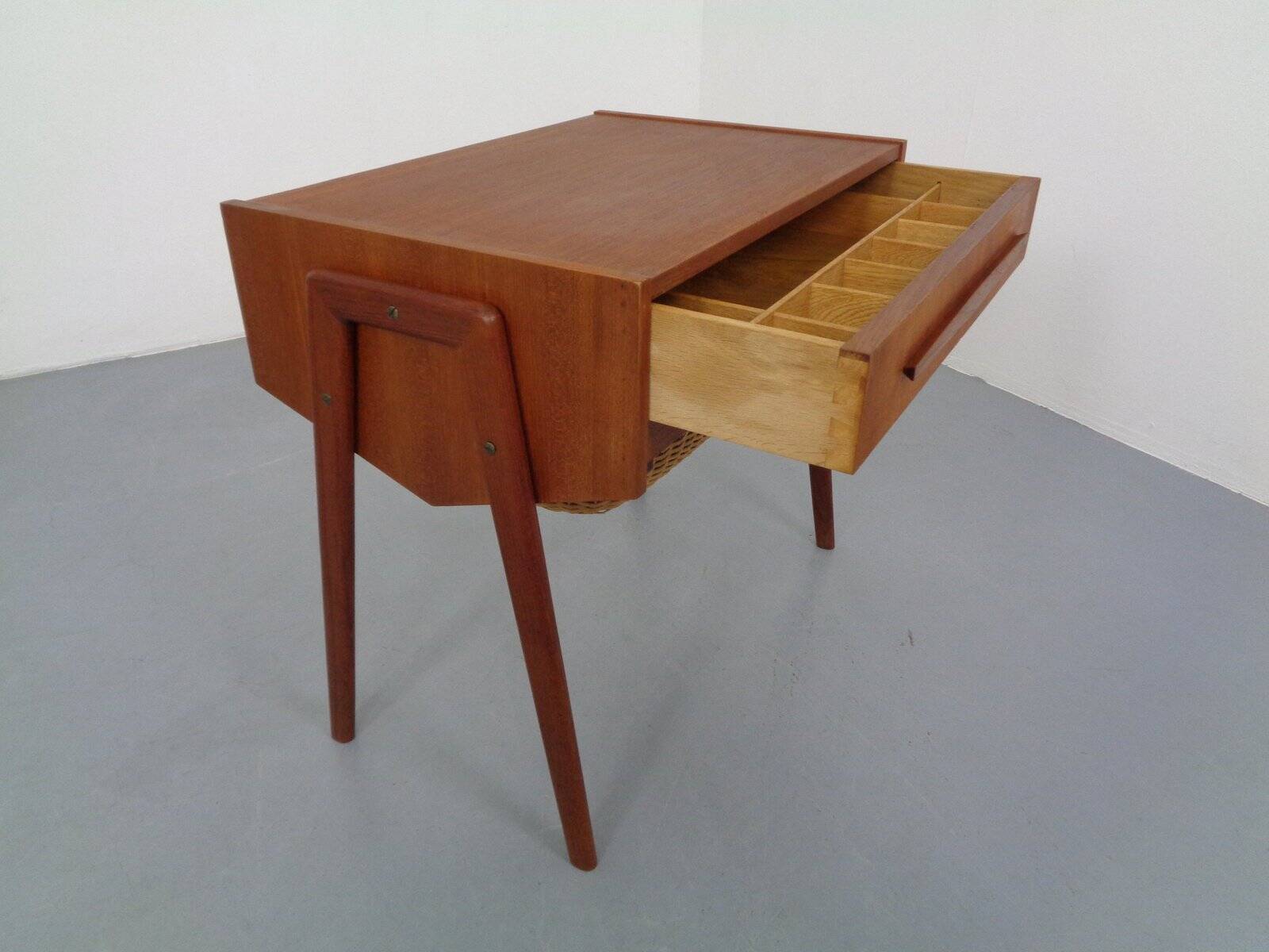 Danish Teak Sewing Box, 1960s