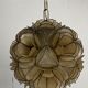 Suspension fleur Capiz « nacre », Allemagne 1960 par Rausch