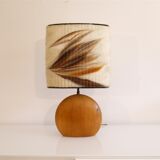 Vintage wooden lamp 1960