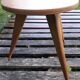 Table basse haricot en bois