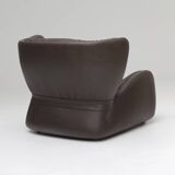 One-seat lounge sofa model pasha, manufactured in the 1970s by durlet, belgium.