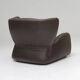 One-seat lounge sofa model pasha, manufactured in the 1970s by durlet, belgium.
