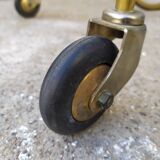 Golden brass cart
