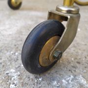 Golden brass cart