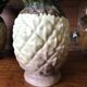 Paire de vases ananas en grès Rhoda