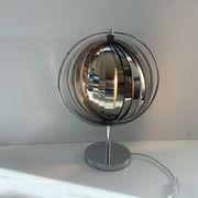 Moon Kare Designer Lamp 80’s Chrome Vintage Inspiration Vernon Panton