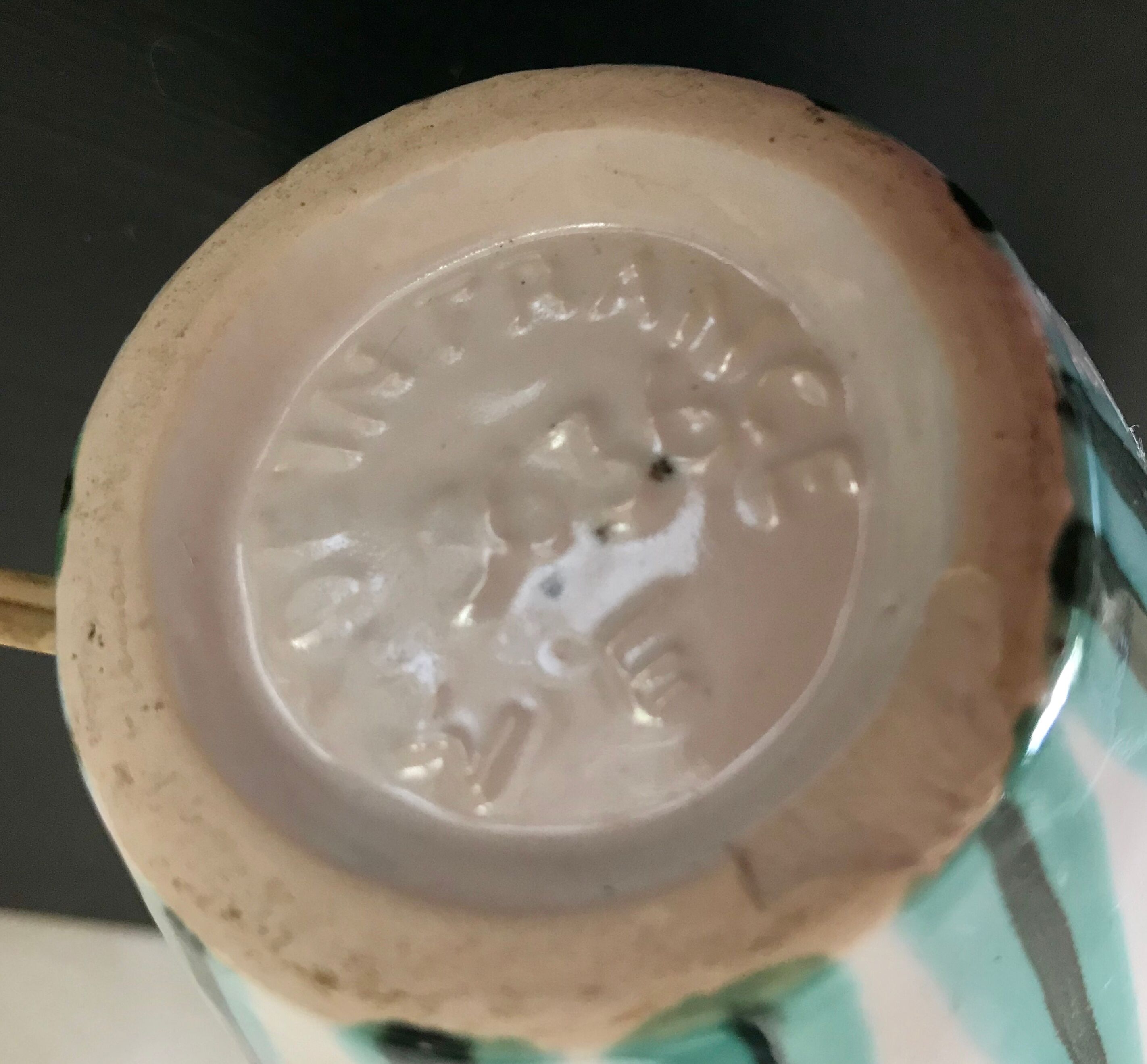 Ceramic lamp design circa 1950