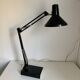Lampe vintage 1970 d'architecte Twist noire bureau - 70 cm