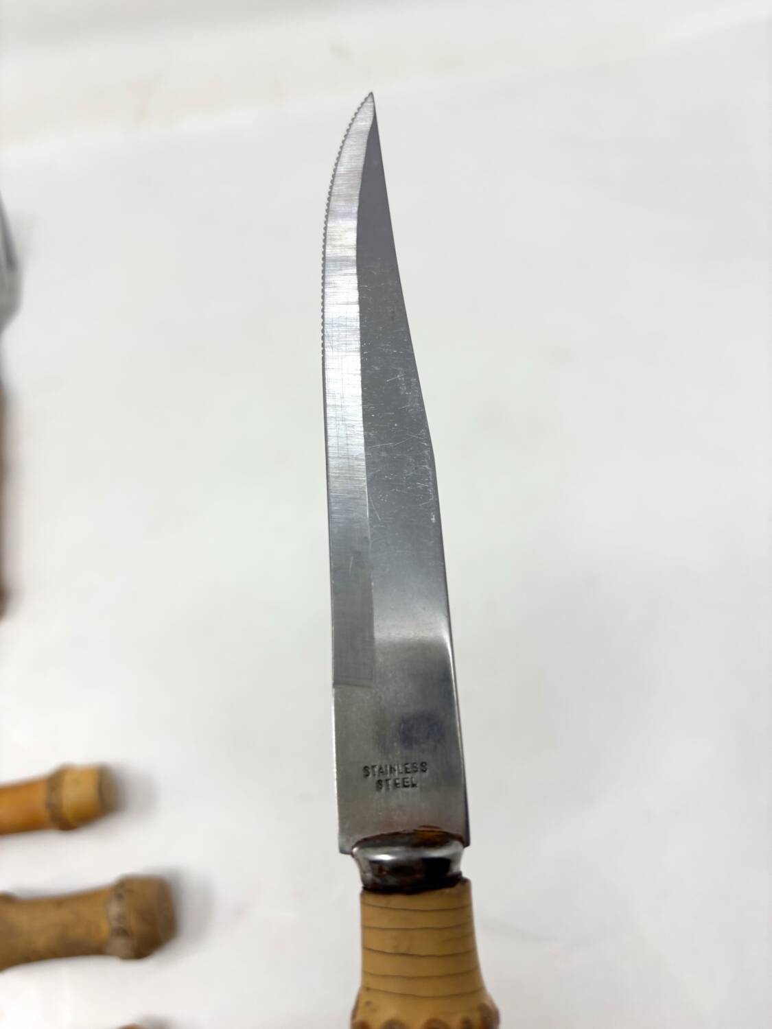 Bamboo Cutlery Set for 4 People