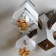 Cubic chandelier by Gaetano Sciolari for Mazzega