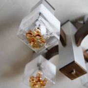 Lustre cubique Gaetano Sciolari pour Mazzega