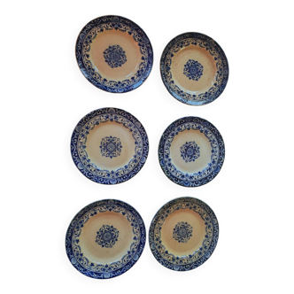 Assiettes à dessert Jules Vieillard