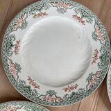 6 flat plates Longwy Bruges