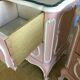 Set de deux chevets des années 60 rose poudré