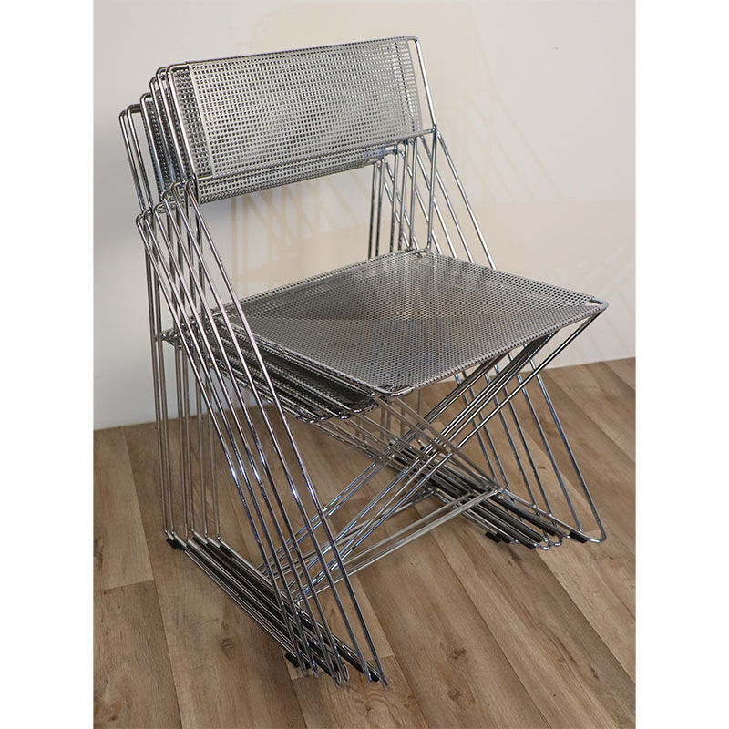 Series of 6 chairs design model Nuova X Line Omli for Magis 1970