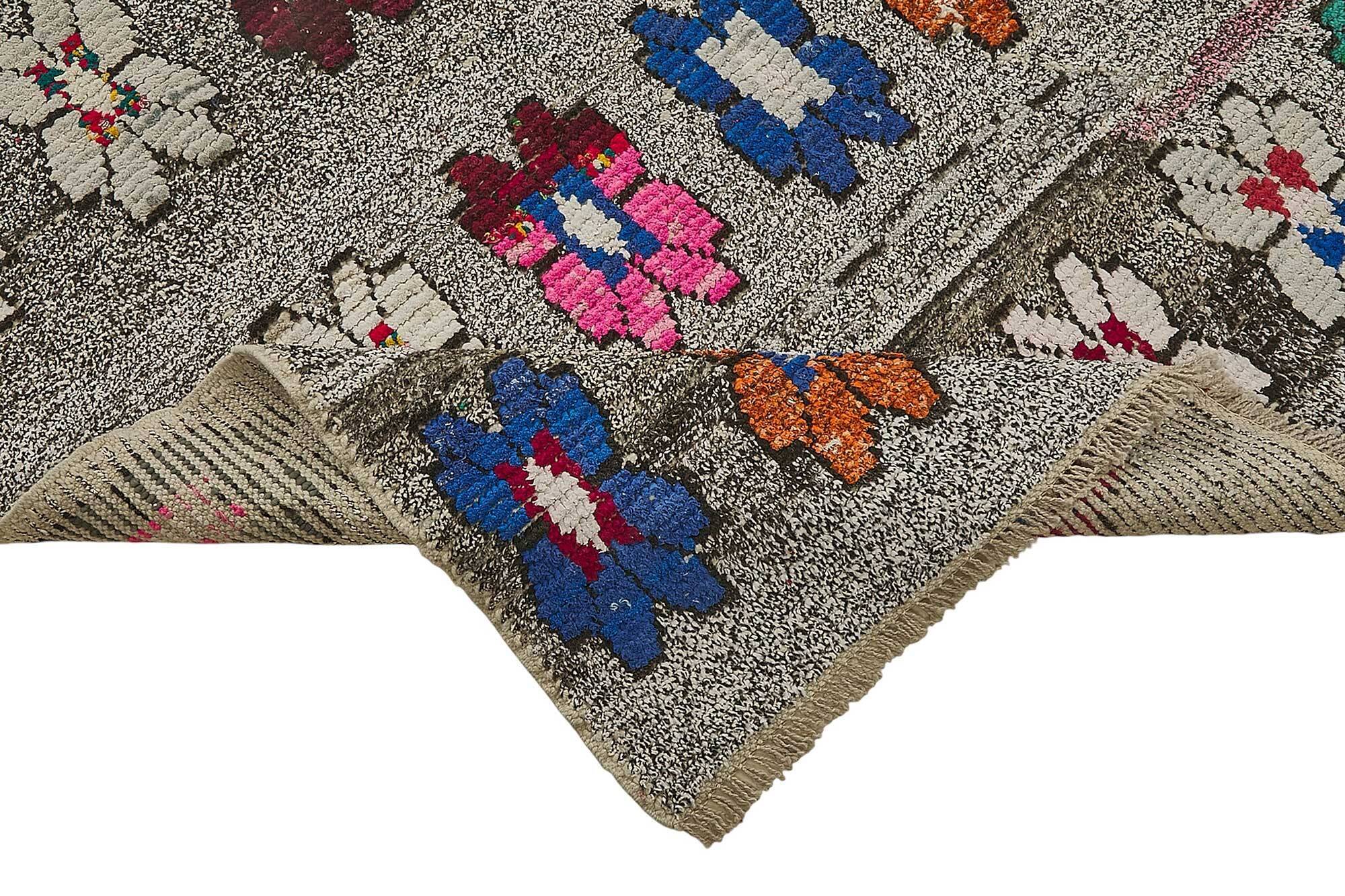 Handwoven Turkish Recycled Boho Rug 272 cm x 340 cm