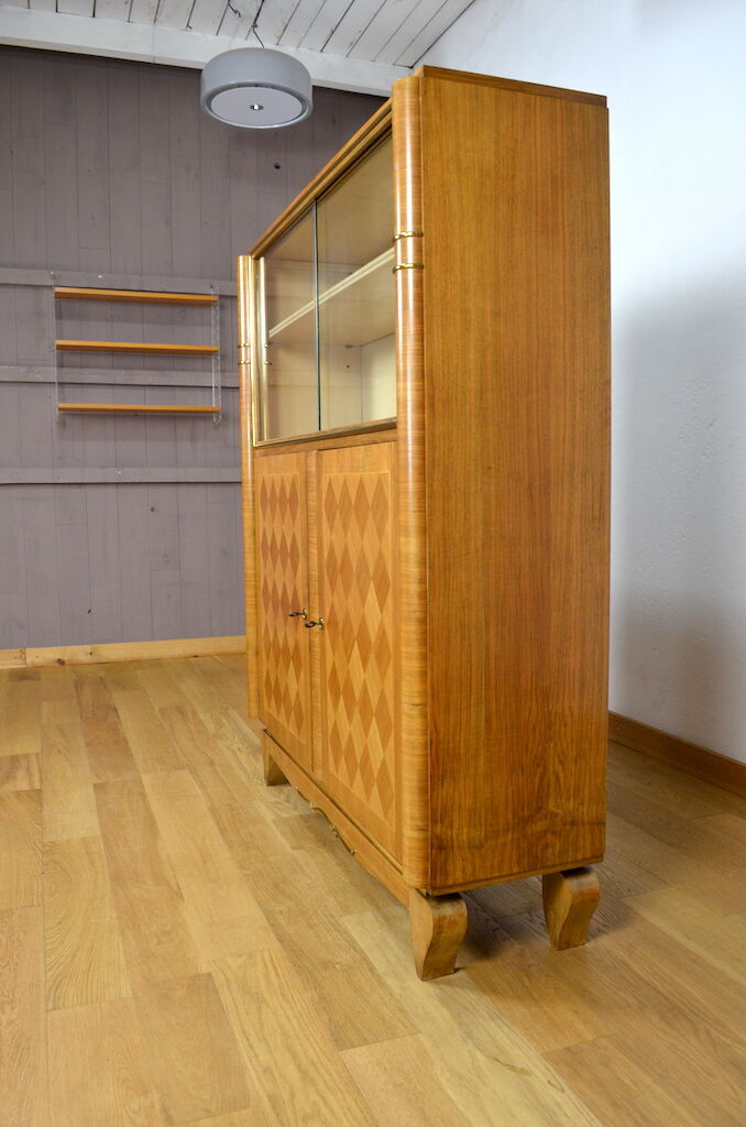 Vitrine bibliothèque Art-Déco 1930 / 1940