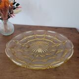 1950s yellow glass tray