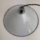 Pair of enamelled industrial conical suspensions