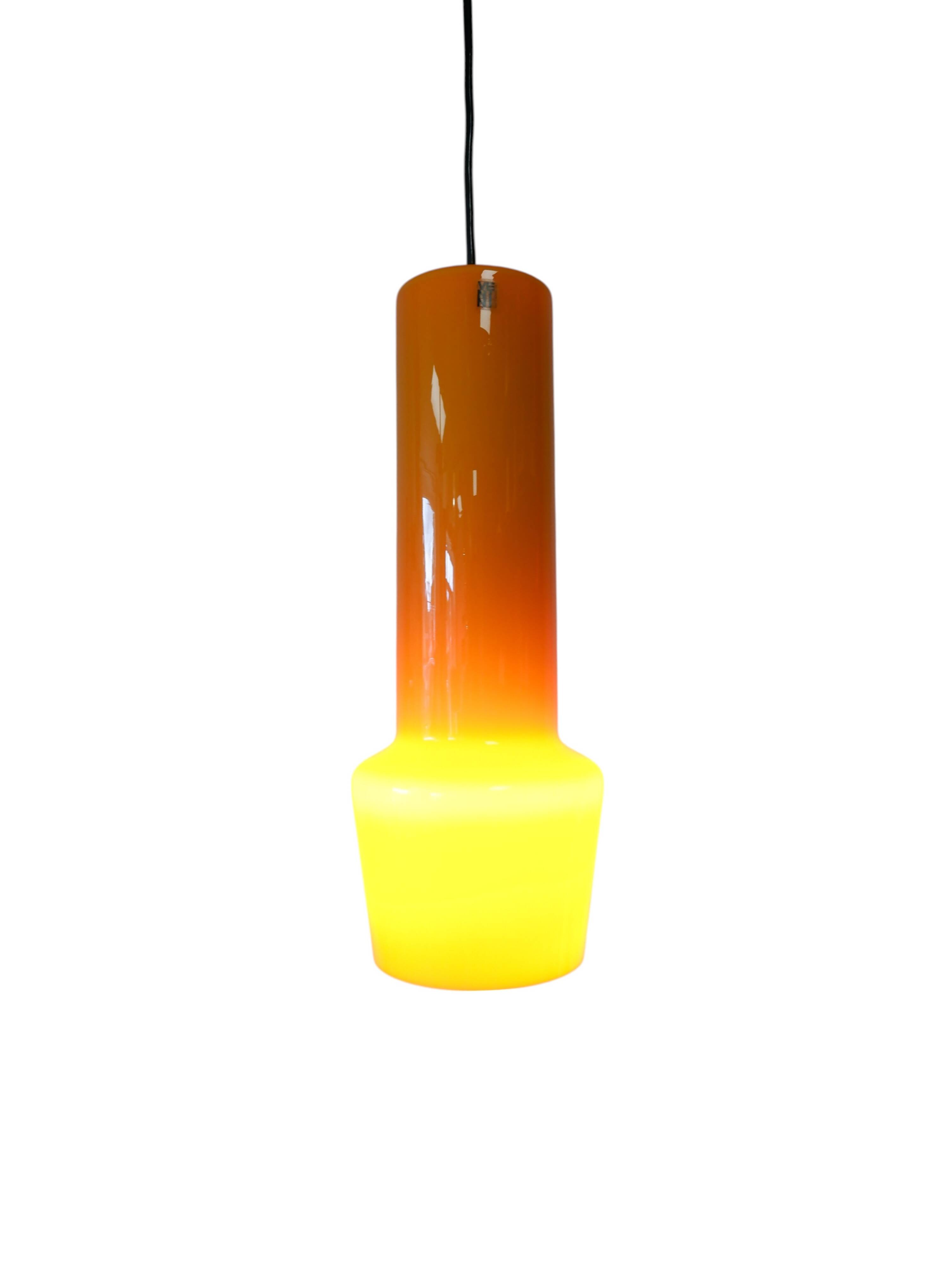 Lampe suspendue en verre Venini