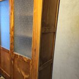 Armoire d'école vitrée, années 50