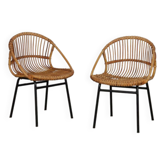 Pair of vintage armchairs by Jan Kalous for Uluv, 1960s