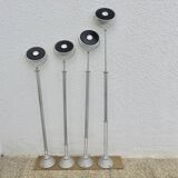 Set of 4 Artemide "mikado" pendant lights, FA Porsche design, 80s