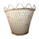 Braided metal planter